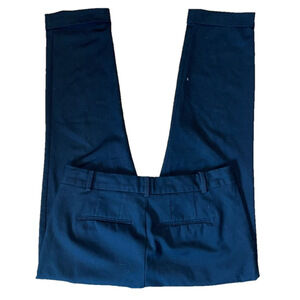 Banana Republic Pants Women’s Size 0 Navy Roll Cropped Trousers Work Blue Dressy